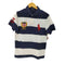 ポロラルフローレン POLO RALPH LAUREN CUSTOM SLIM FIT エンブレム ビックボニー刺繍 ボーダーポロシャツ メンズ JPN:M