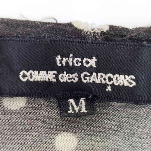 トリココムデギャルソン tricot COMME des GARCONS 10ss polka dot wool cardigan ドット柄 ウール カーディガン レディース JPN:M