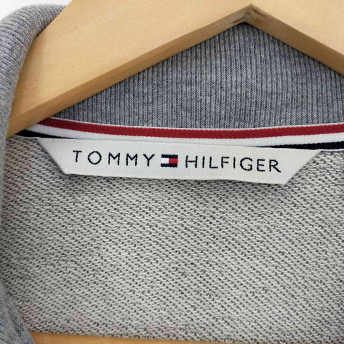 トミーヒルフィガー TOMMY HILFIGER ロゴ刺繍 コットン サイドライン トラックジャケット レディース JPN:2