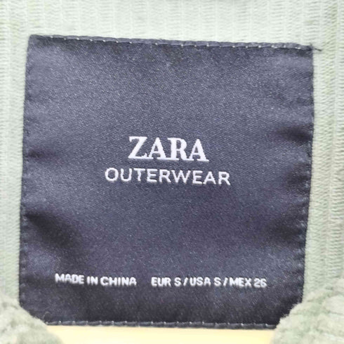 ザラ ZARA コーデュロイ トラッカージャケット レディース import:S