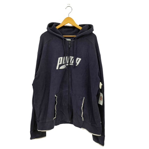 プーマ PUMA 00S フロントロゴ刺繍 フルジップパーカー メンズ import:XL