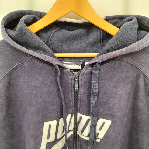 プーマ PUMA 00S フロントロゴ刺繍 フルジップパーカー メンズ import:XL