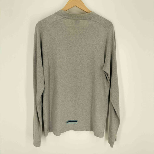 ナイキ NIKE 00S グレータグ スウッシュ プリント ラグランスリーブ ボーダー デザイン クルーネック メンズ import:XL