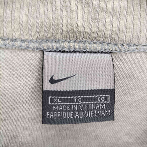 ナイキ NIKE 00S グレータグ スウッシュ プリント ラグランスリーブ ボーダー デザイン クルーネック メンズ import:XL