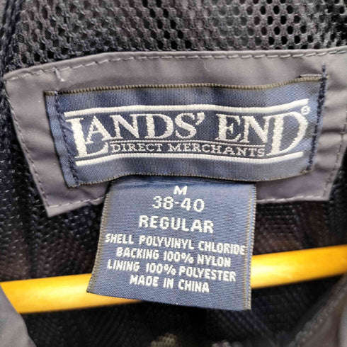 ランズエンド LANDS END 90S 裏地メッシュ マウンテンパーカー 裾ドローコード メンズ import:M