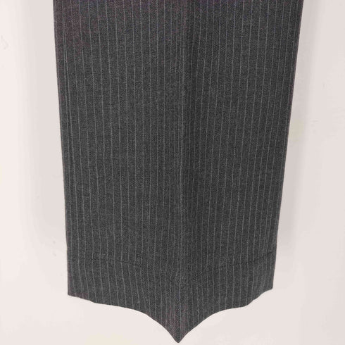 トリココムデギャルソン tricot COMME des GARCONS 03aw ダブルベルデット ストライプ スラックスパンツ レディース JPN:S