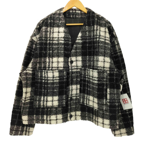 ザラ ZARA チェック柄オーバーシャツ メンズ import:L