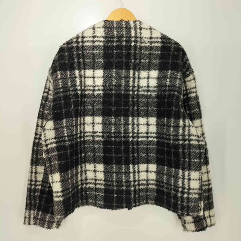 ザラ ZARA チェック柄オーバーシャツ メンズ import:L