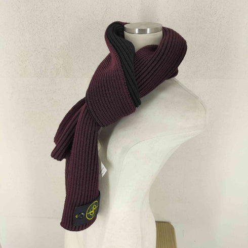 ストーンアイランド STONE ISLAND 2トーン ウール マフラー メンズ