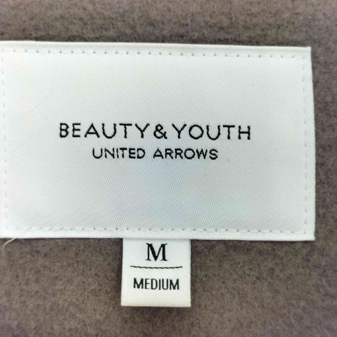 ビューティーアンドユースユナイテッドアローズ BEAUTY & YOUTH UNITED ARROWS ビーバーノーカラーショートコート レディース JPN:M