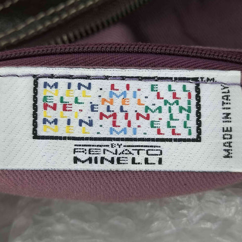 RENATO MINELLI マルチポケット レザーバッグ レディース