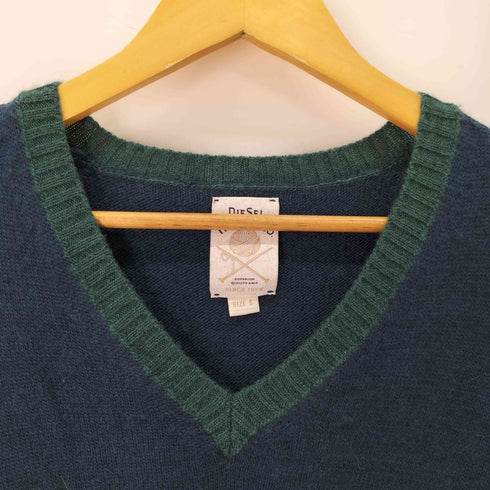 ディーゼル DIESEL TRICOT&CO アルパカ混 Vネックニット メンズ JPN:S