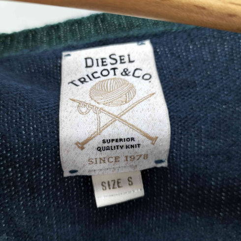 ディーゼル DIESEL TRICOT&CO アルパカ混 Vネックニット メンズ JPN:S