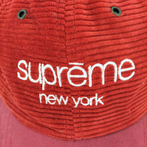 シュプリーム Supreme Cord Classic Logo 6-Panel Cap メンズ
