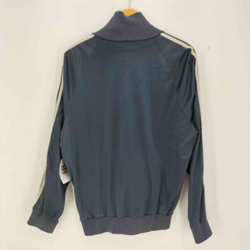 アディダス adidas 70s USA製 トレフォイルロゴ 刺繍 3ストライプ トラックジャケット メンズ import:L
