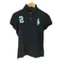 ラルフローレン RALPH LAUREN THE SKINNY POLO ビックポニー ナンバリング ポロシャツ レディース JPN:L