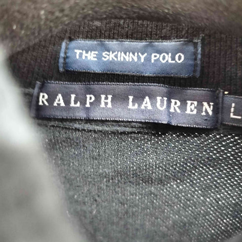 ラルフローレン RALPH LAUREN THE SKINNY POLO ビックポニー ナンバリング ポロシャツ レディース JPN:L