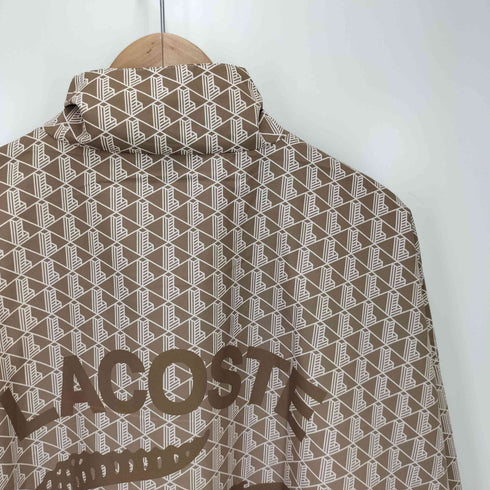 ラコステ LACOSTE バックプリントモノグラムトラックジャケット メンズ import:M