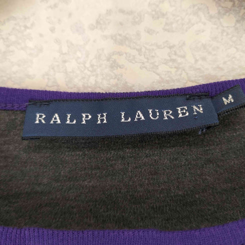 ラルフローレン RALPH LAUREN エンブレムワッペン S/S Tシャツ レディース import:M
