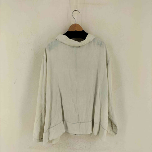 フラックス FLAX リネン シャツジャケット レディース 1G
