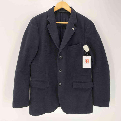 ユニクロ UNIQLO カシミヤ混 テーラードシングルブレスト テーラード ジャケット メンズ JPN:L