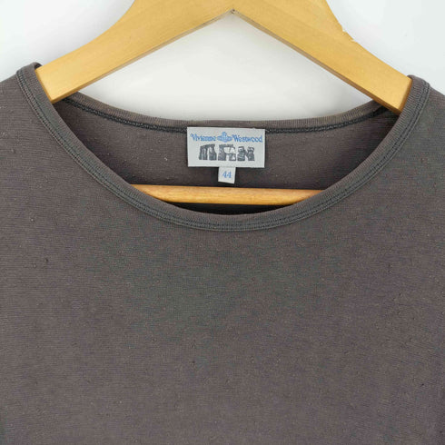 ヴィヴィアンウエストウッドマン Vivienne Westwood MAN 90S~00S ライカ期 オーブロゴ刺繍 ネップ トップス メンズ JPN:44