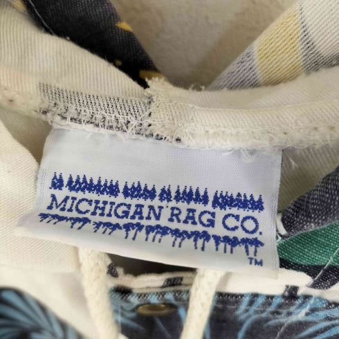 Michigan Rag 90s USA製 アニマル柄 マルチ フーデッド ジャケット メンズ S/M
