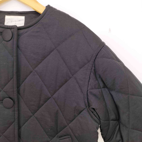 ティーナジョジュン TINA:JOJUN Fur collar quilted jacket ファーカラーキルティングジャケット レディース JPN:M