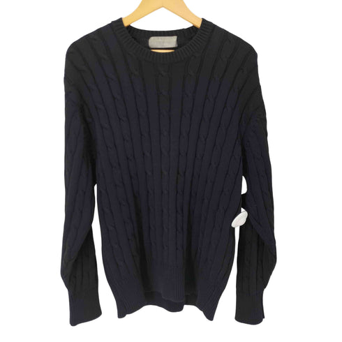 コムデギャルソンオム COMME des GARCONS HOMME 80s 田中オム コットン ケーブルニット メンズ JPN:M