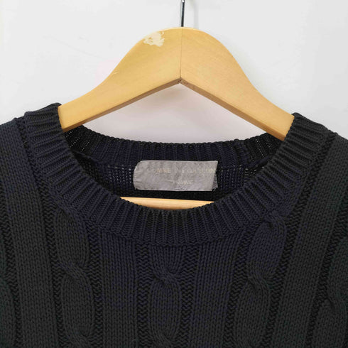 コムデギャルソンオム COMME des GARCONS HOMME 80s 田中オム コットン ケーブルニット メンズ JPN:M