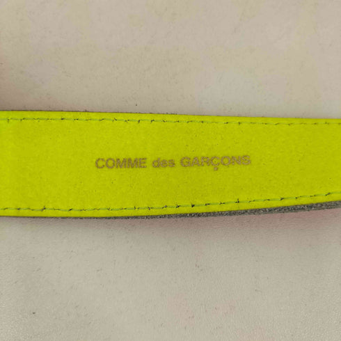コムデギャルソン COMME des GARCONS SUPER FLUO LEATHER LINE G ネオン レザー ガチャベルト メンズ