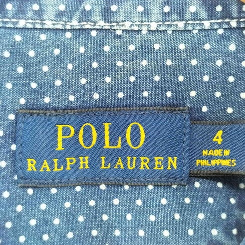 ポロラルフローレン POLO RALPH LAUREN ドット柄 L/Sシャツ レディース JPN:4