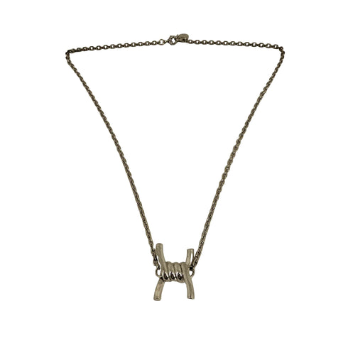 アンブッシュ AMBUSH 有刺鉄線 シルバー ネックレス メンズ