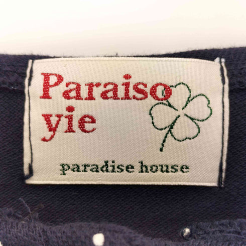 paraiso yie ドット フリル ポロシャツ レディース