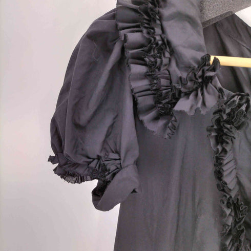 コムデギャルソン COMME des GARCONS 14SS フリル半袖ワンピース レディース JPN:XS