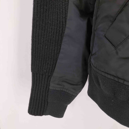 サカイ Sacai 21AW ニット切替ナイロンボンバージャケット メンズ JPN:1