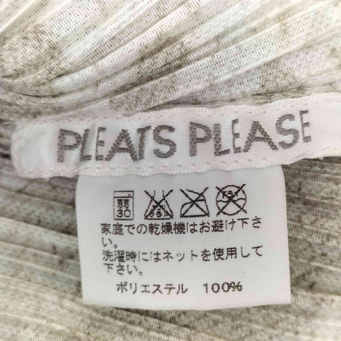 プリーツプリーズイッセイミヤケ PLEATS PLEASE ISSEY MIYAKE 転写シャツジャケット レディース JPN:3