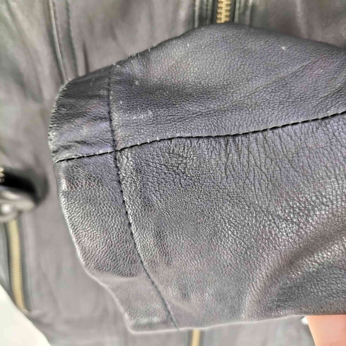 ジャックローズ JACKROSE ラムレザー シングルライダースジャケット メンズ JPN:3