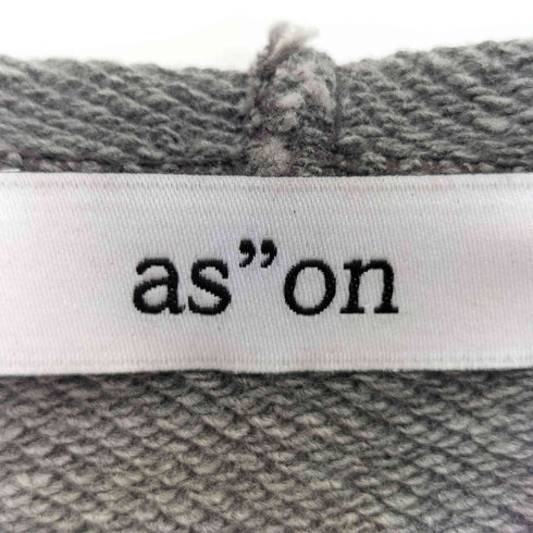 as”on TAINY HOODIE レディース