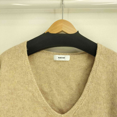 マチェット machatt ウールエルボーパッチニット レディース