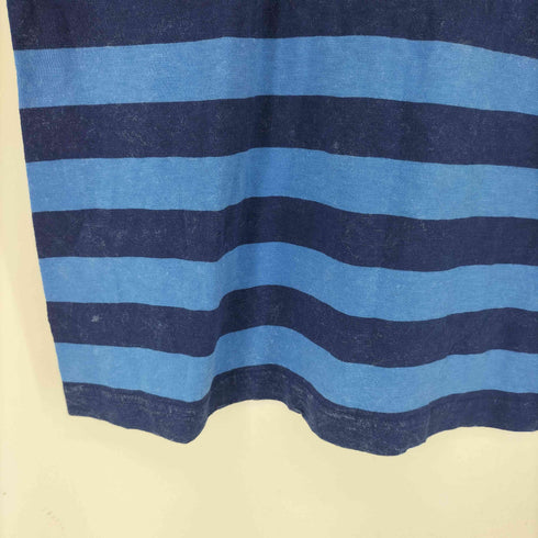 チャップスラルフローレン CHAPS RALPH LAUREN ワンポイント刺繍 S/S ボーダーTシャツ メンズ import:M