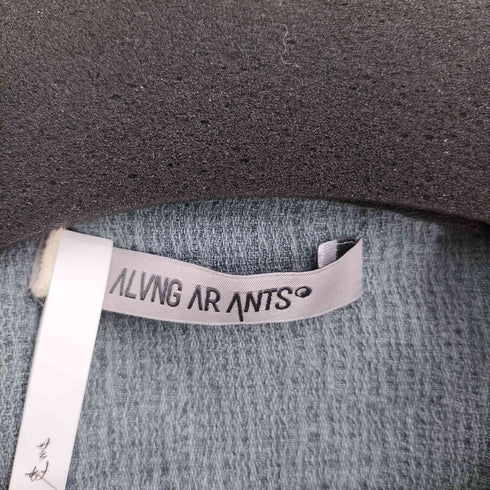 ALVNG AR ANTS 25AW 「ブルーロータス」マルシェイブコットン&リネンジャケット メンズ import:XL