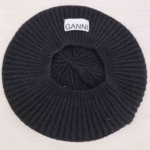 ガニー Ganni Structured Rib Beret レディース ONE SIZE