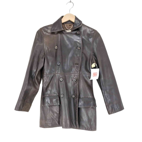 BLAKES MADE IN ENGLAND リアルレザートレンチコート レディース M