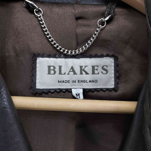 BLAKES MADE IN ENGLAND リアルレザートレンチコート レディース M