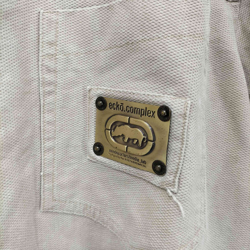 エコーアンリミテッド ECKO UNLTD 90-00S チェック柄切替 デザイン シャツジャケット メンズ