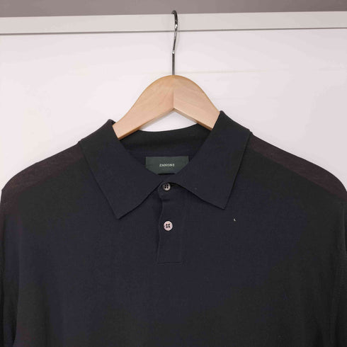 ザノーネ ZANONE L/S ポロシャツ メンズ JPN:48