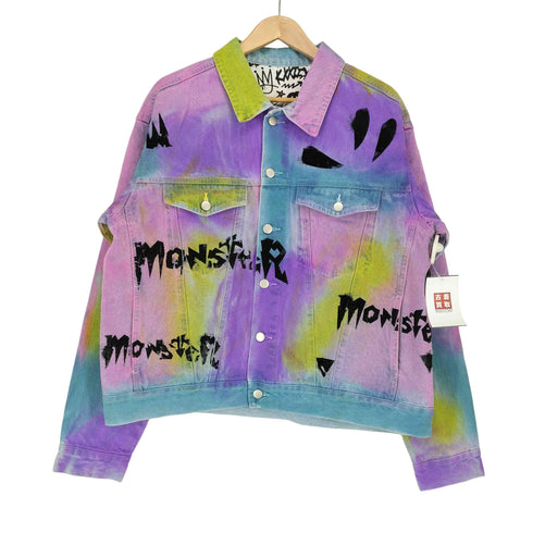 MONSTER 両面プリント デニムジャケット メンズ M