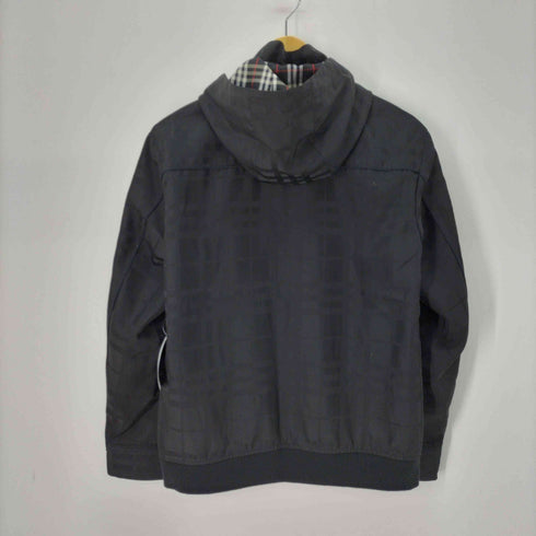 バーバリーブラックレーベル BURBERRY BLACK LABEL シャドーチェック フード ブルゾン 裏地ノバチェック メンズ JPN:M