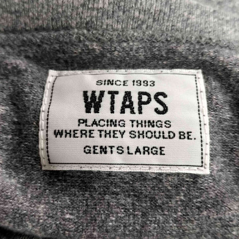 ダブルタップス WTAPS 15aw コットン ヘンリーネック カットソー メンズ JPN:L